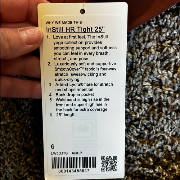 InStill HR tight Lululemon 25” - Picture 3 of 3